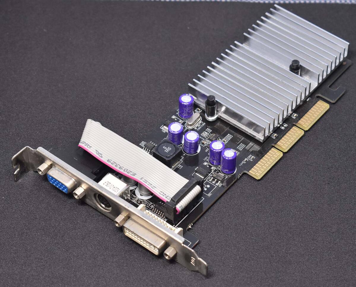 NVIDIA GeForce 6200 128MB AGP 8X ビデオカード AOPEN Aeolus 6200-DV128LP (AGP 128MB) 動作確認済/中古品 (管:AGP122