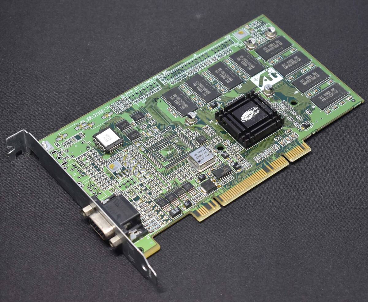 ATI Rage 128 GL 16MB PCI ビデオカード (for Macintosh Mac G3 Blue & White、G4、G5 XServes等対応) 動作確認済/中古品 (管:AGP144