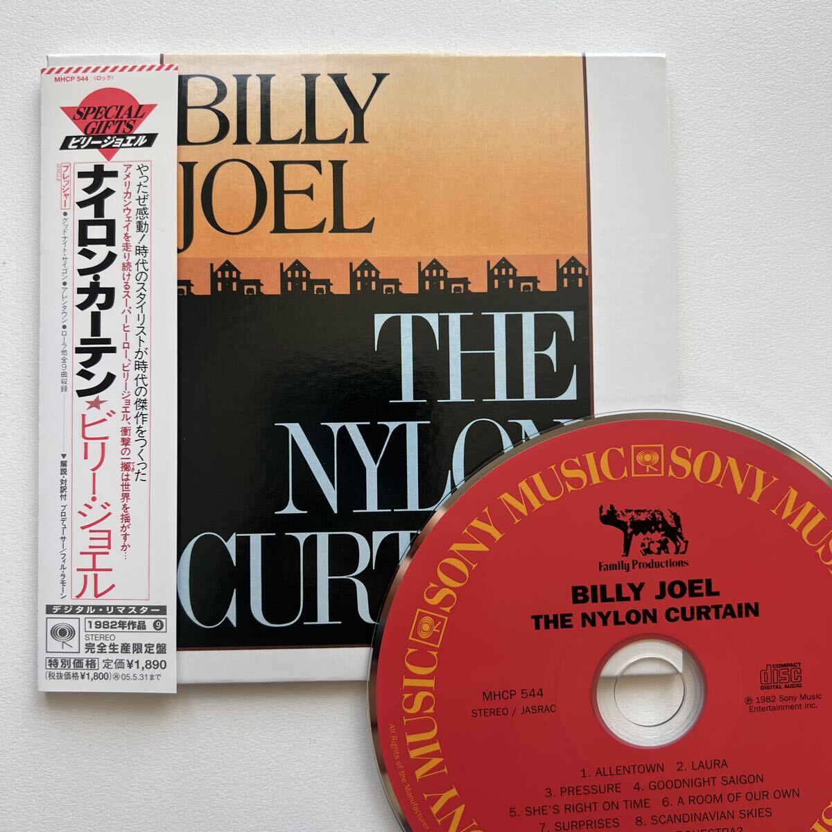 【紙ジャケCD】激レア/完全生産限定盤/アナログ再現帯付き/Billy Joel/The Nylon Curtain/ビリー・ジョエル/ナイロン・カーテン/MHCP 544