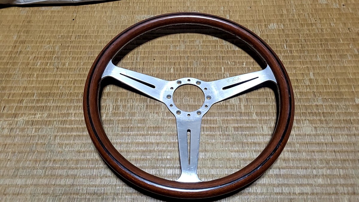 NARDI ナルディ クラシック ウッド ステアリング　ヴィンテージ 約36.5cm 当時物　旧車 検　パーソナル　MOMO ハンドル