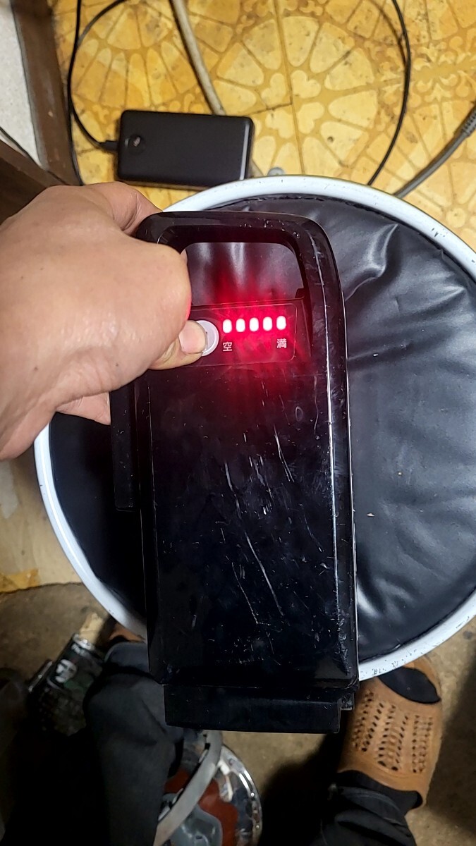 パナソニック 電動自転車用バッテリー 動作確認済み NKY580B02 16Ah 長押し5点灯 検　ブリヂストン　ブリジストン
