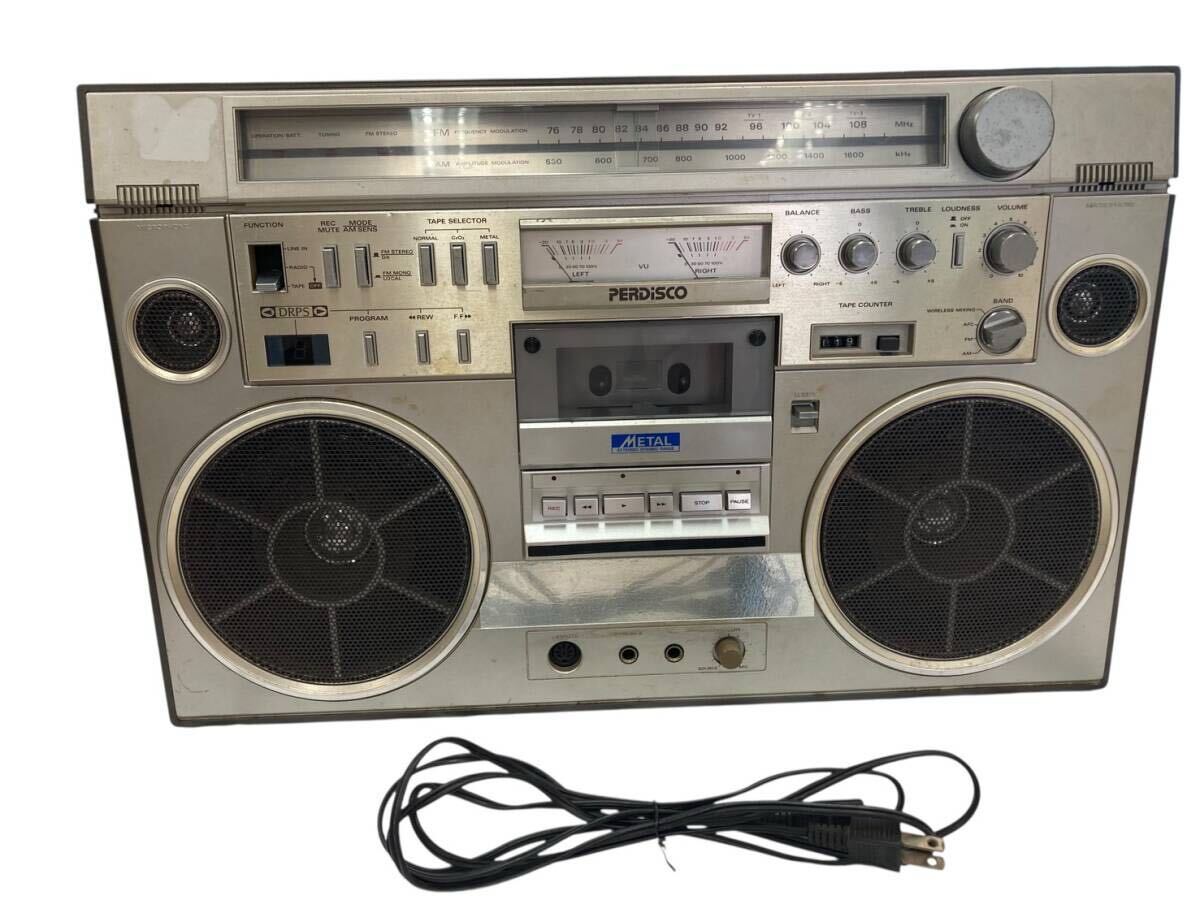 HFY145 ★動作品★日立 ラジカセ HITACHI PERDiSCO TRK-8600RM