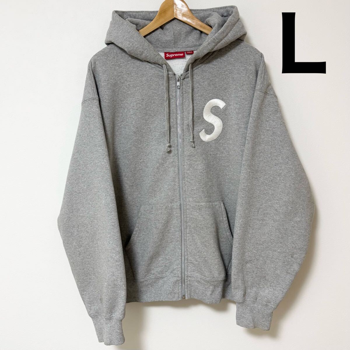 Supreme 25AW S Logo Zip Up Hooded Sweatshirt ヘザーグレー シュプリーム Sロゴ ジップアップ パーカー スウェットシャツ