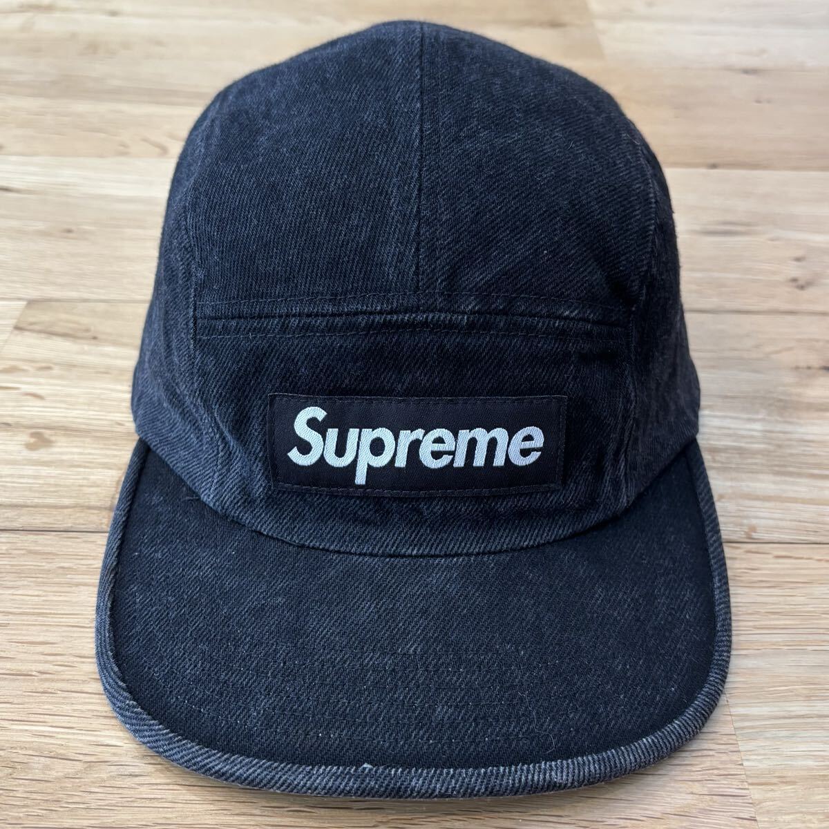 Supreme Denim Camp Cap 25SS ブラック 黒 シュプリーム デニム キャンプ キャップ ボックスロゴ 