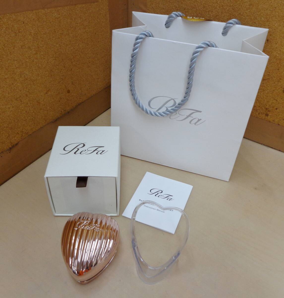 T27★ReFa リファ HEART BRUSH ハートブラシ ヘアブラシ★美品