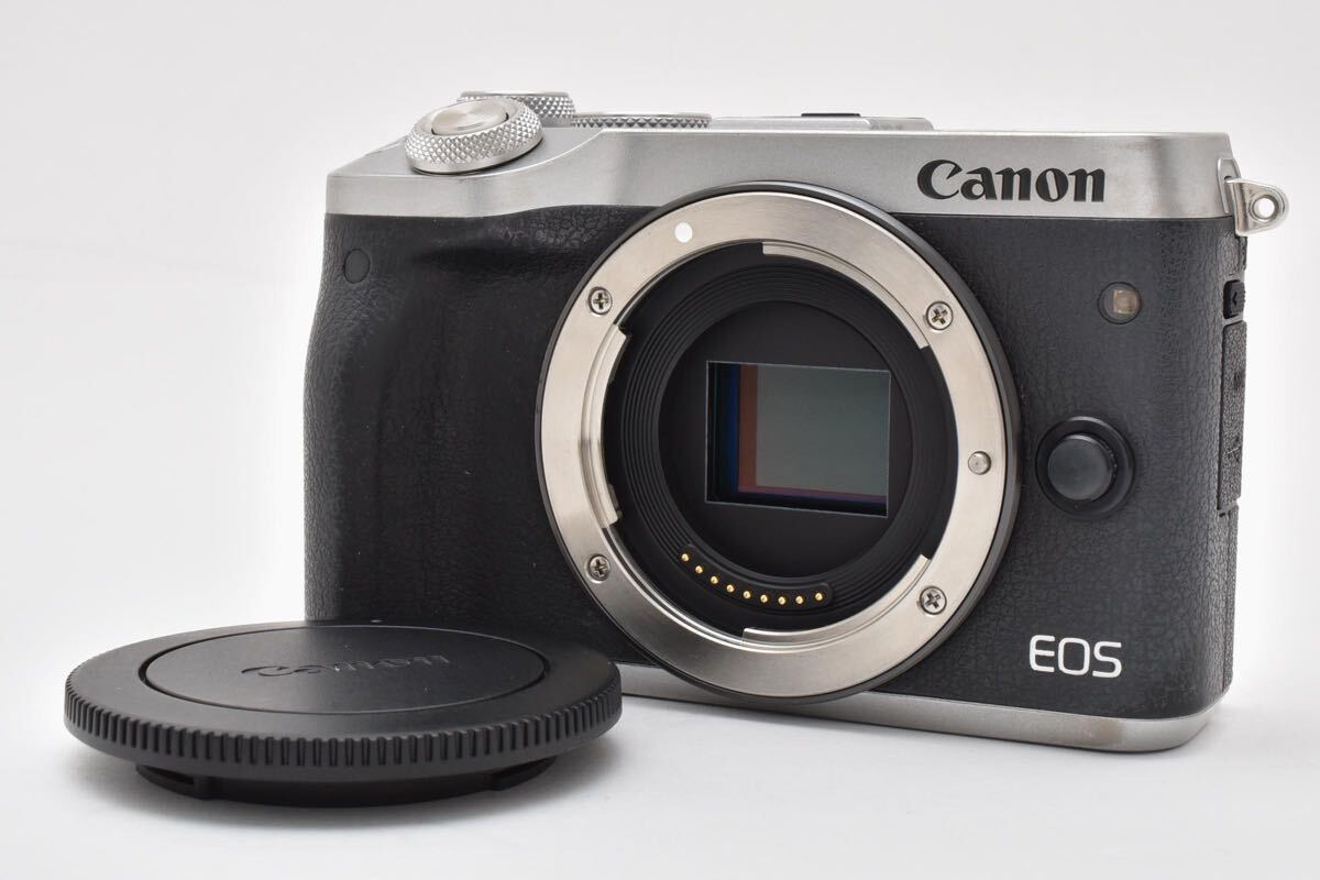 Canon EOS M6 キャノン シルバー ミラーレス一眼カメラ