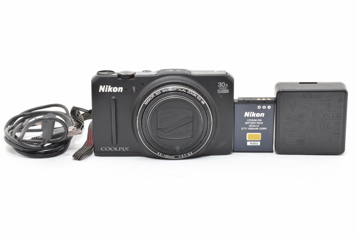 Nikon COOLPIX S9700 ニコン ブラック コンパクトデジタルカメラ クールピクス