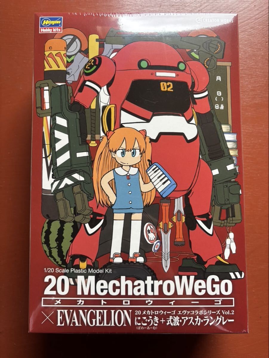 1円スタート　未開封　ハセガワ　エヴァコラボ　にごうき+ 式波 アスカ ラングレー プラモデル