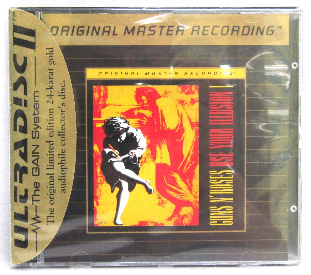 希少 極美品 MFSL 24K GOLD GUNS N' ROSES Use Your Illusion Use your illusion I (UDCD711) ガンズ・アンド・ローゼズ ゴールドCD