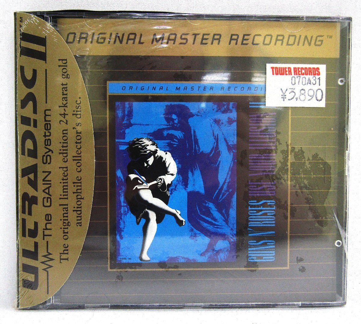 希少 新品未開封 MFSL 24K GOLD GUNS N' ROSES Use Your Illusion II (UDCD712) ガンズ・アンド・ローゼズ ゴールドCD