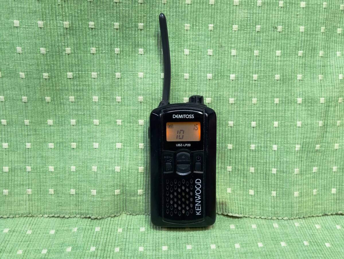 KENWOOD「UBZ-LP20」特定小電力トランシーバー（中古・通電ok）ケンウッドアマチュア無線機DEMITOSSデミトス
