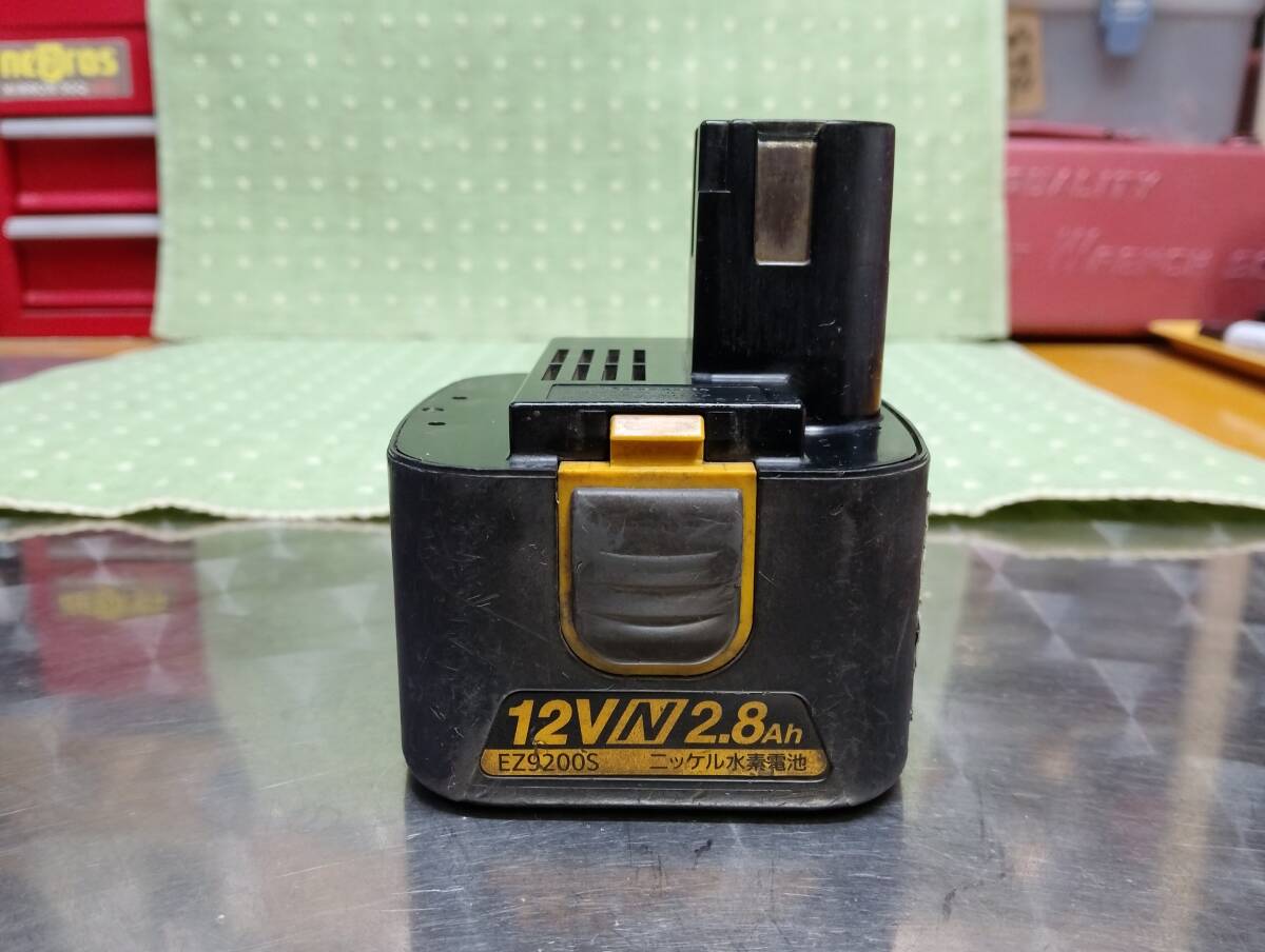 動作ok！/Panasonic純正品「ＥＺ９２００Ｓ」12V2.8Ahバッテリー電池パック/ニッケル水素（中古品）パナソニック松下電工2