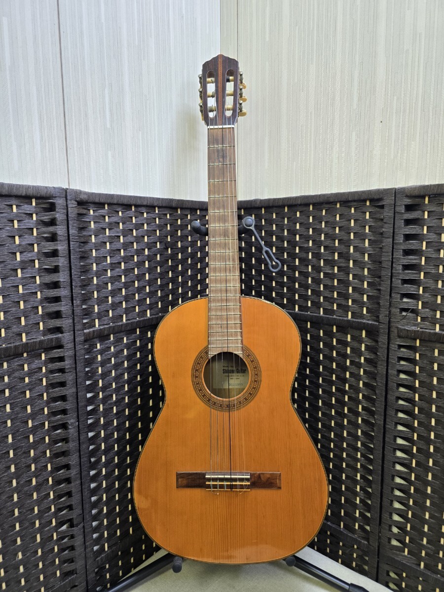 【現状品】Shinano Guitar Model No.13 クラシックギター Made in Japan シリアル3121295 ヴィンテージ ナイロン弦 染み・傷あり