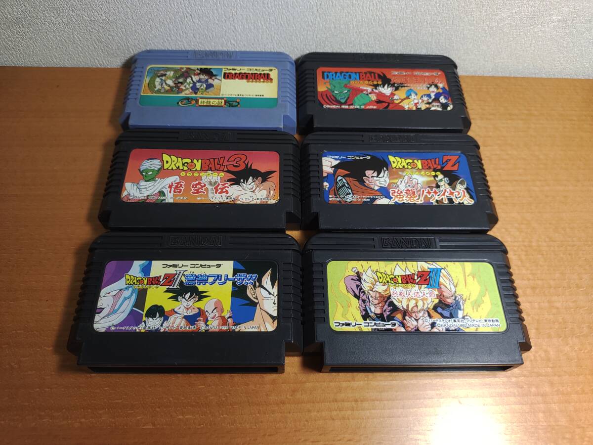 FC　ファミコンソフト ドラゴンボール・Z　6本セット　kmg