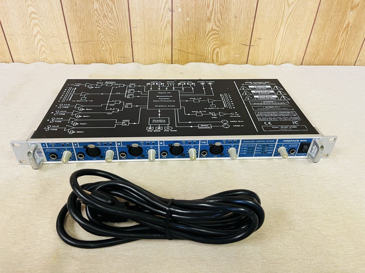 RME Fireface 800 オーディオインターフェース①