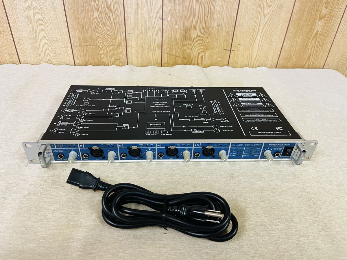 RME Fireface 800 オーディオインターフェース②