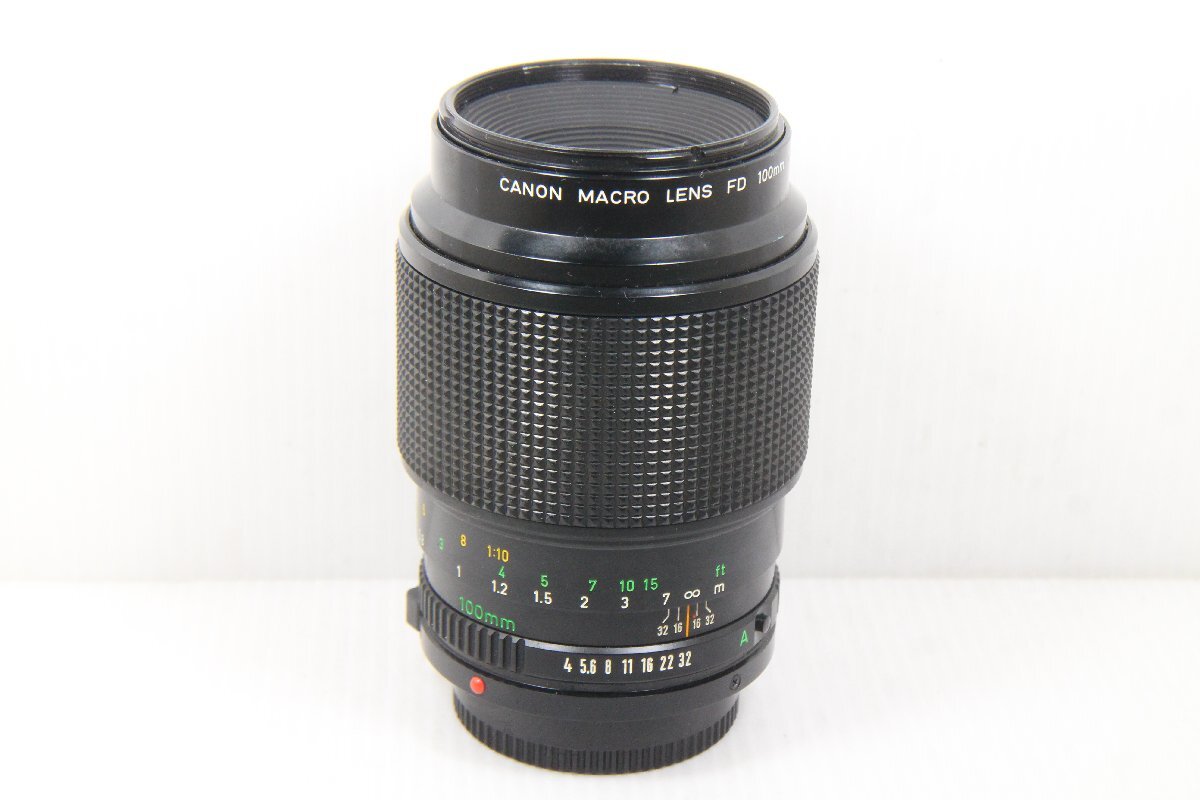 B999☆☆良品★キヤノン NewFD 100mm F4 マクロ