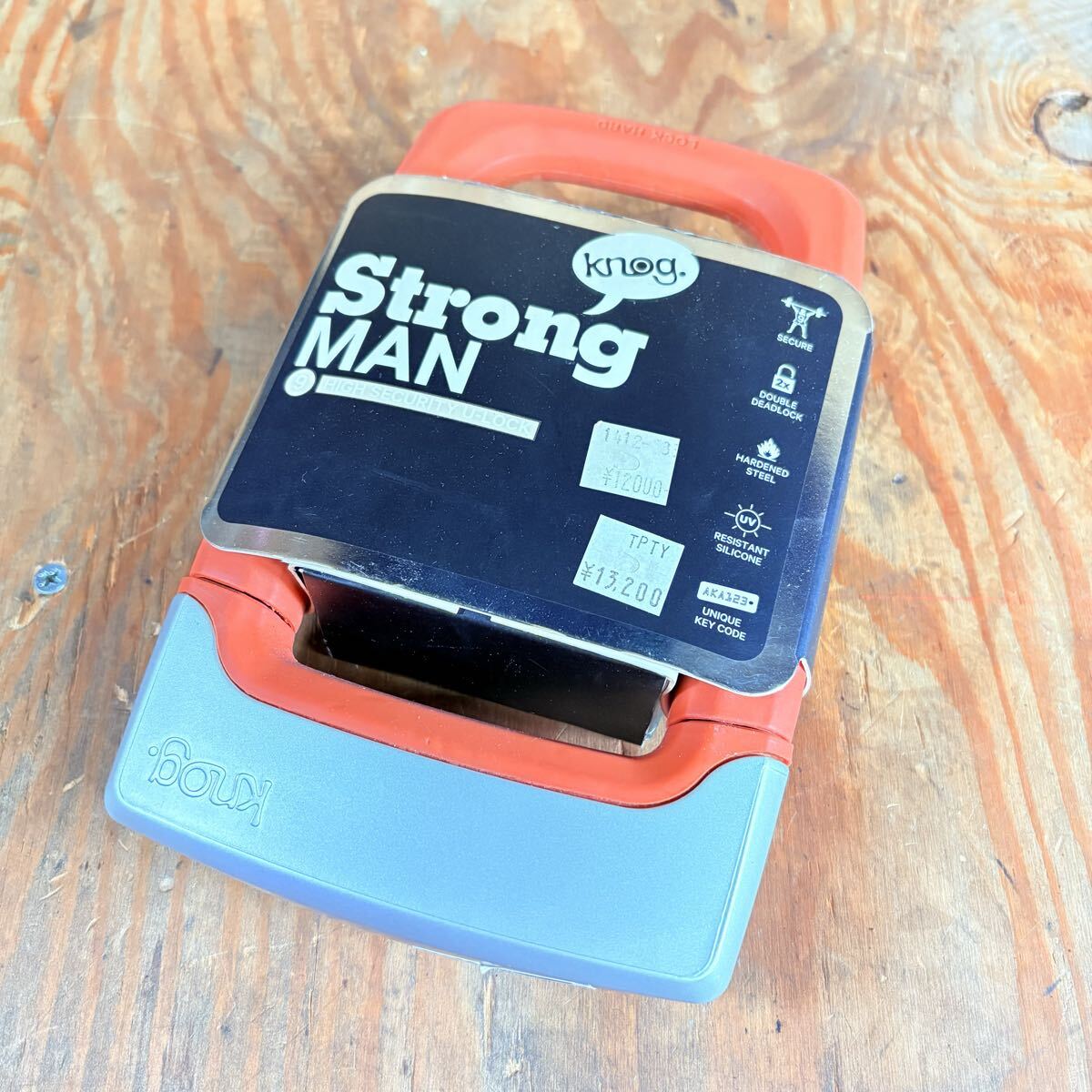 ◯ Knog STRONG MAN Uロック ハイセキュリティー 自転車鍵 ノグ カギ サイクリング 通勤 通学