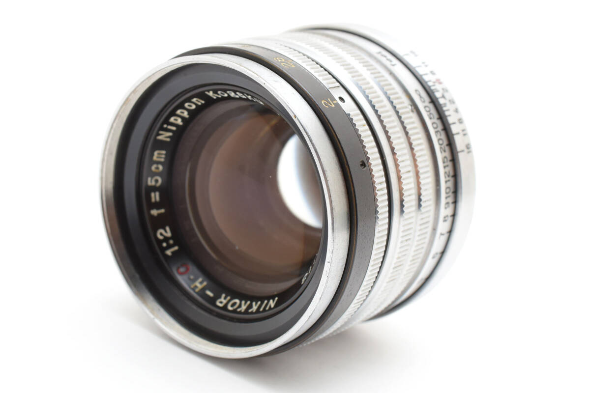 ★希少・極上美品★ NIKKOR H.C F2 5cm ニッコール H・C 5/2 黒帯 LEICA L39 leica Lマウント Nikon ニコン 単焦点