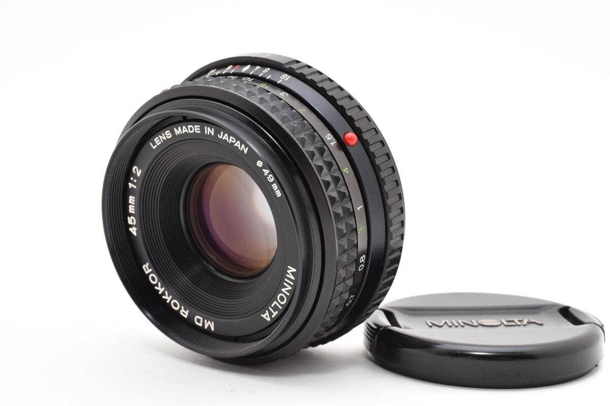 ★美品★ MINOLTA ミノルタ MD ROKKOR 45mm F2 単焦点