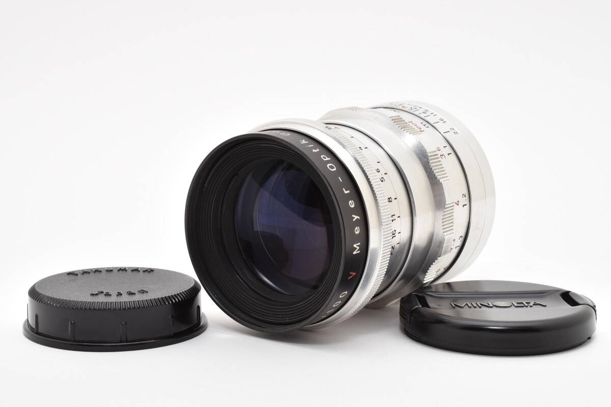 ★希少★ M39 Meyer-Optik Gorlitz Trioplan F2.8 100mm マイヤー ゲルリッツ トリオプラン 赤V 