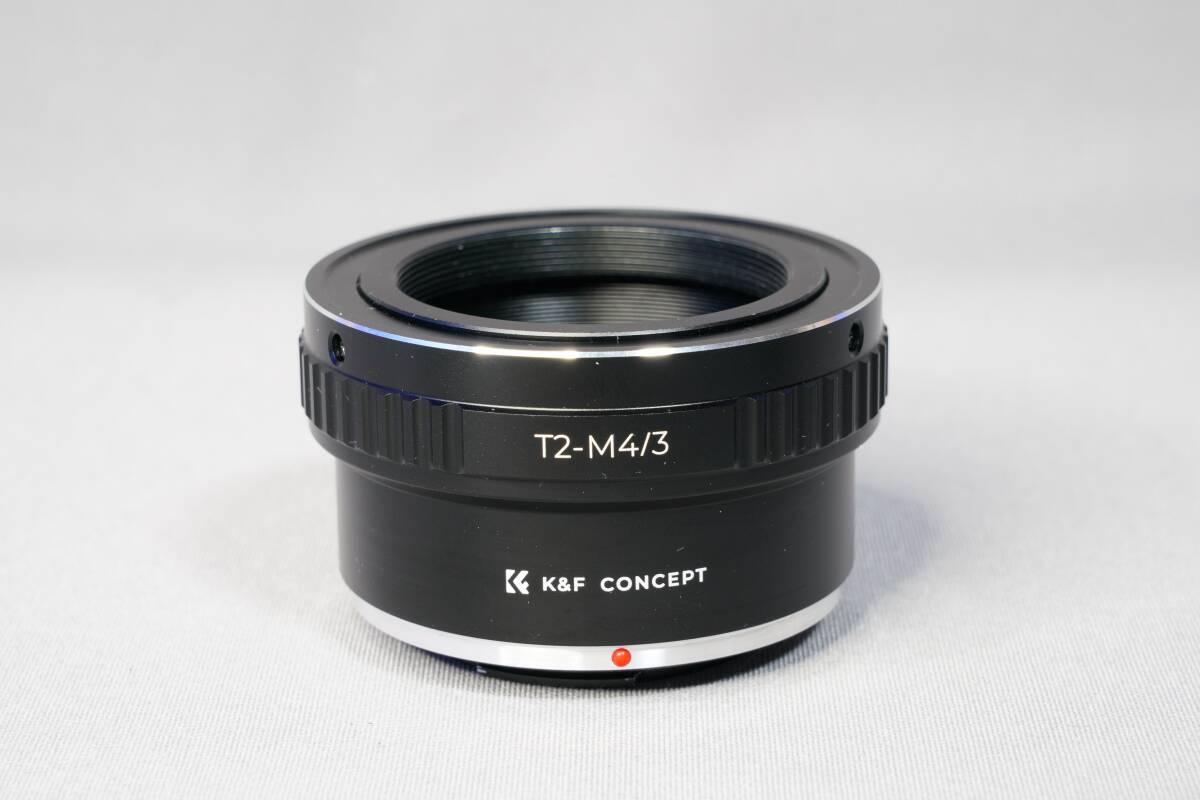 中古美品　K&F Concept KF-T2M43 (Tマウントレンズ → マイクロフォーサーズマウント変換）マウントアダプター