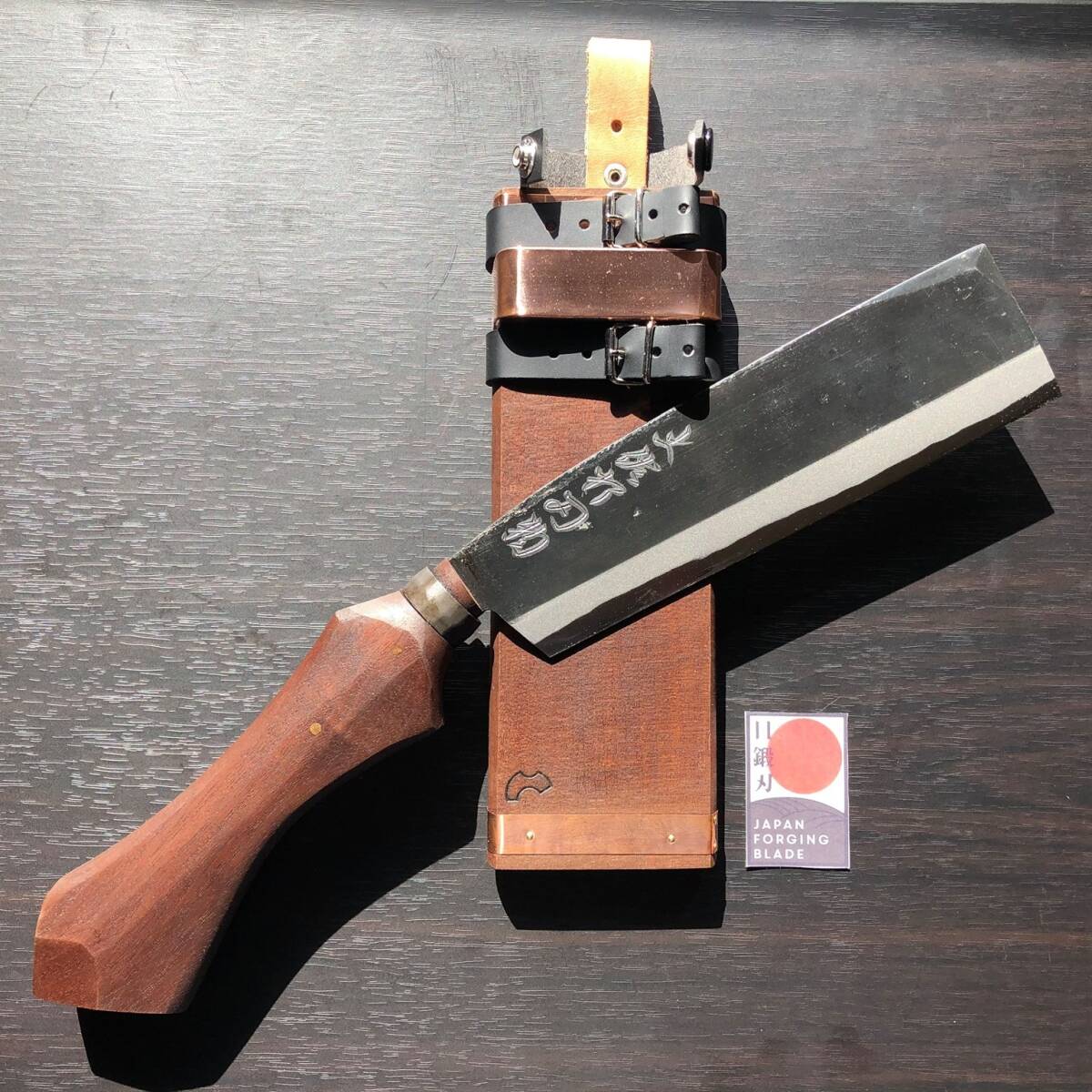 【新品未使用】土佐打刃物 Tosa（自由鍛造）鉈 ナタ なた Japanese Machete 高知県 良質工具 ナイフ アウトドア キャンプ レジャー 日鍛刃