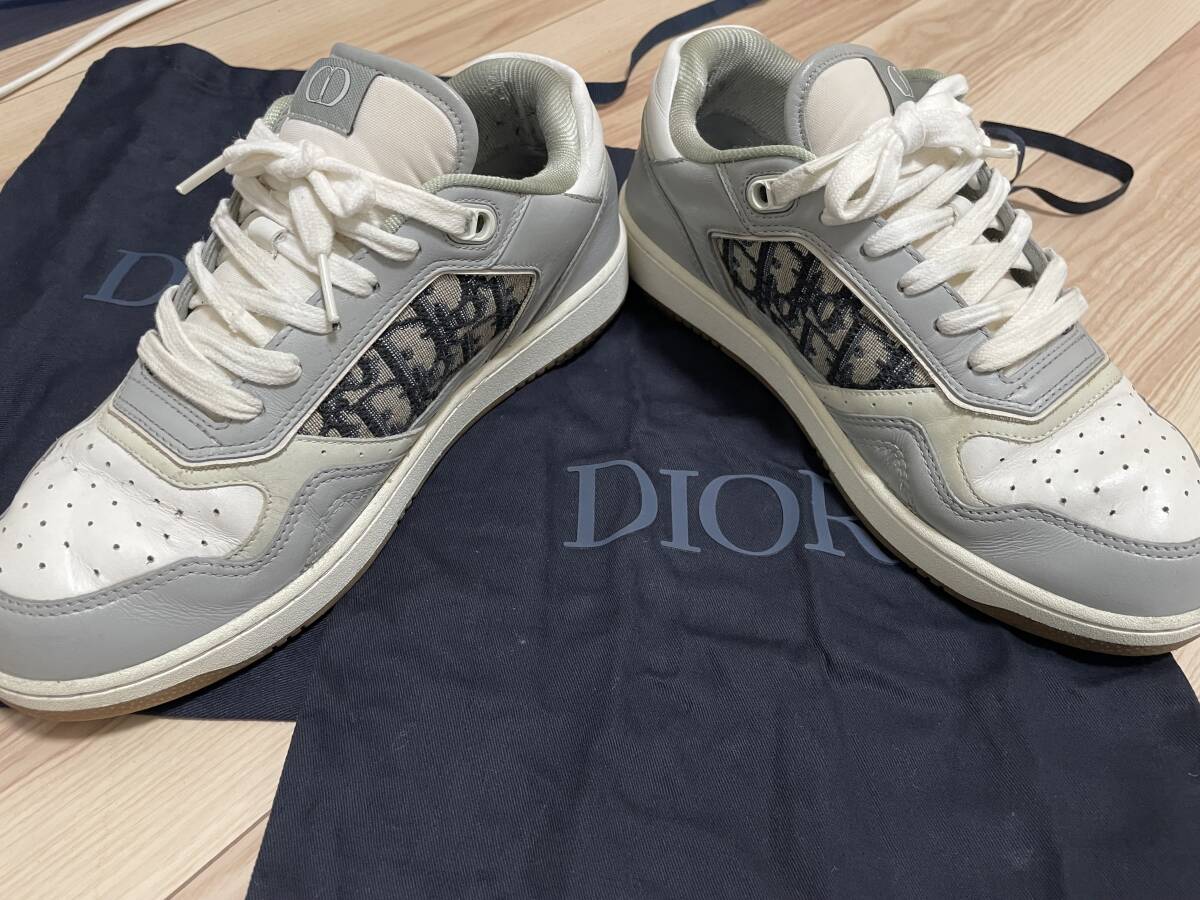 激安処分早い者勝ちDior B27 Low Top Sneaker Dior Oblique ディオール ローカットスニーカー B27 オブリーク 41.26限行正規