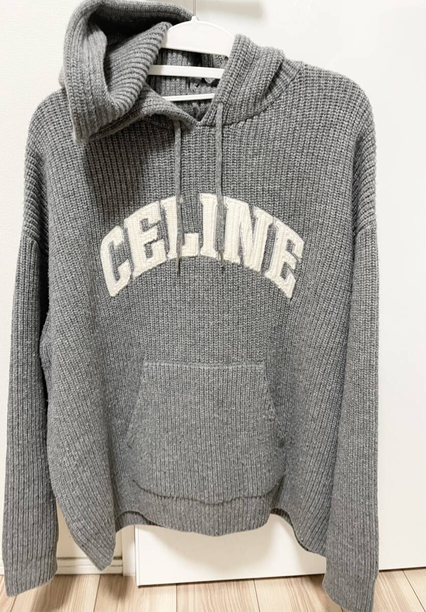 CELINE セリーヌ ニットパーカー 正規