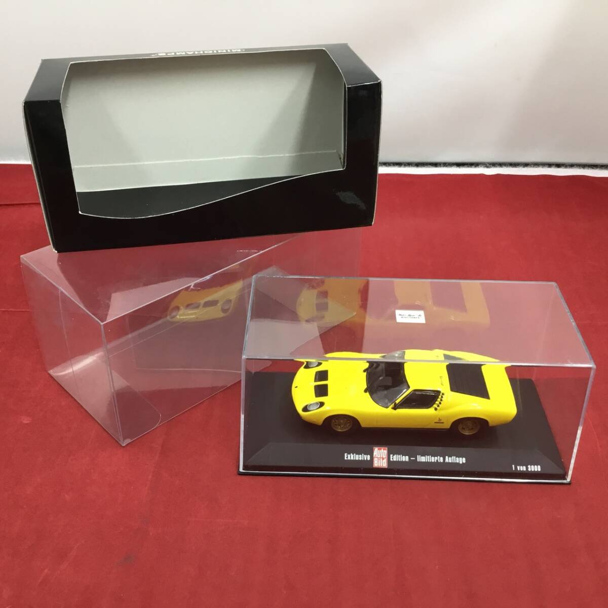限定品 MINICHAMPS ミニチャンプス 1/43 Lamborghini ランボルギーニ ミウラ イエロー オート・ビルド特注 433103006 未使用品