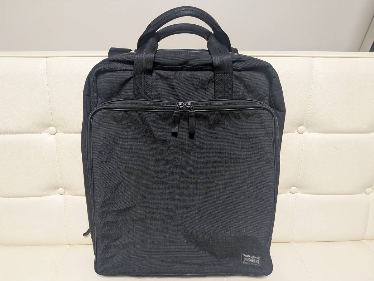 吉田カバン ポーター （PORTER） BRIEF RUCK ビジネスリュック 黒 737-07944 中古