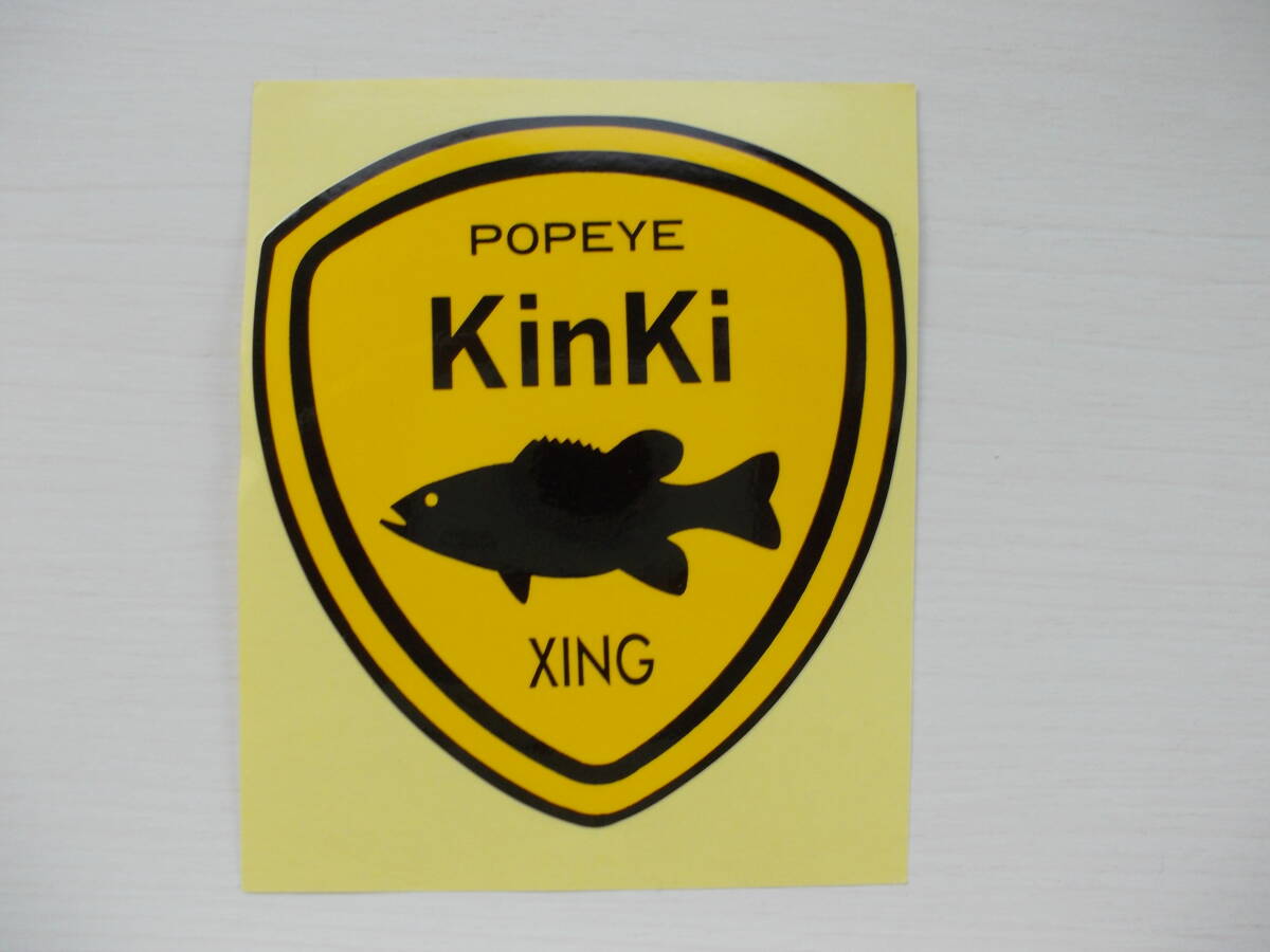 ★ POPEYE　KINKI　ステッカー　バス釣り　ポパイ　近畿　ロードサインステッカー　ロードステッカー ★ 
