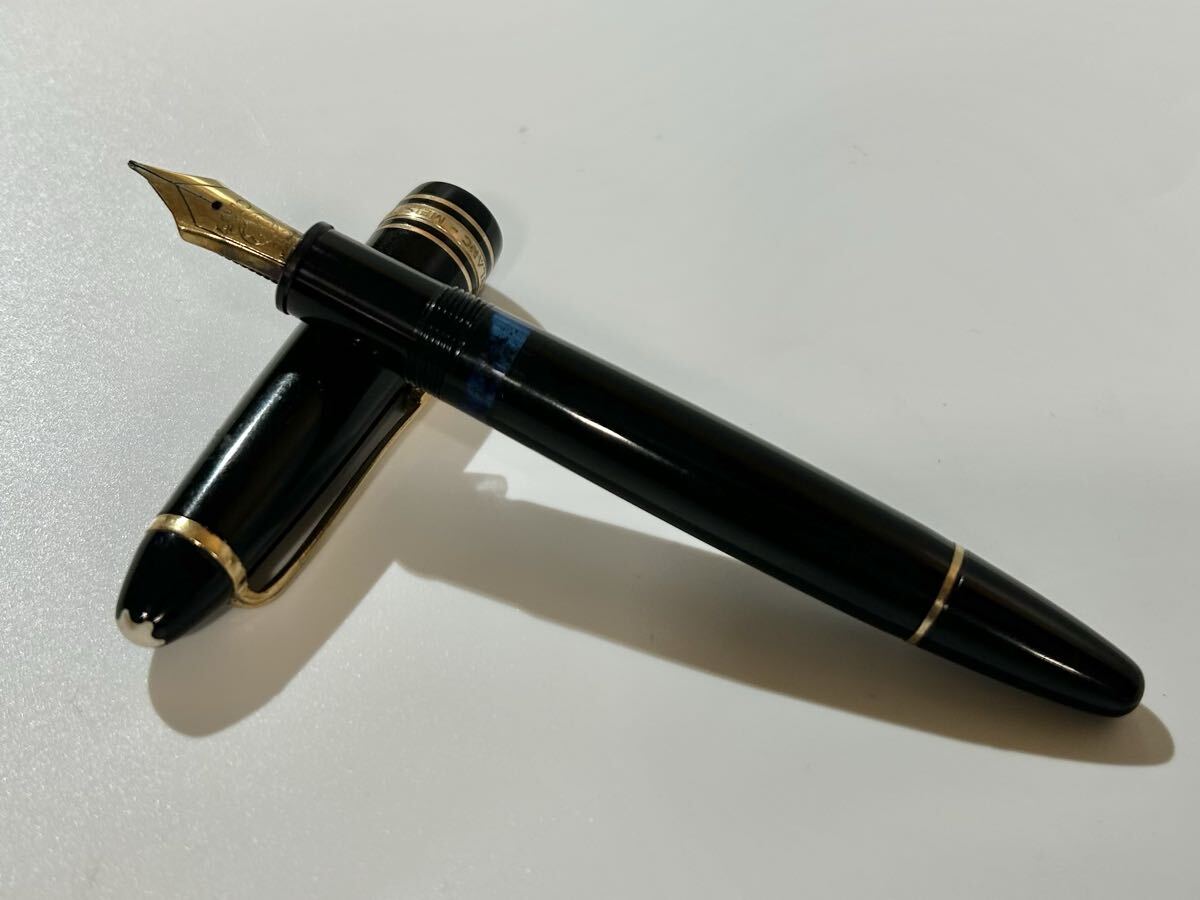 【7Li-9】MONTBLANC モンブラン MEISTERSTUCK マイスターシュテック No.146 ペン先 18C 750 刻印あり 18金 重量約22g 万年筆 現状品