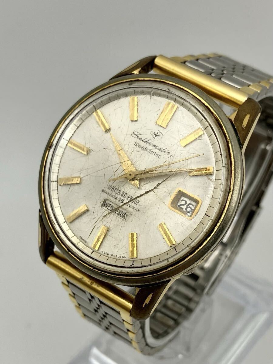 【3Li-3】SEIKO セイコー 6206-8980 SEIKOMATIC セイコーマチック ウィークデーター 26石 自動巻き 腕時計 ブランド腕時計 現状品