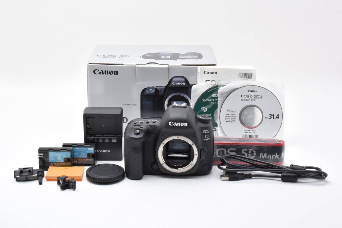 【1883】【美品】Canon デジタル一眼 EOS 5D Mark IV ボディ シャッター回数4297回