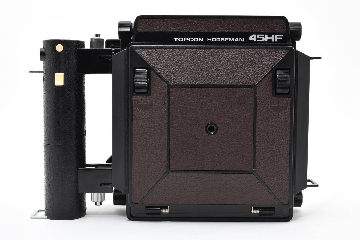 【1350】良品 TOPCON HORSEMAN 45HF 大判フィルムカメラ 4×5 Electrical Grip付 蛇腹良好 トプコン ホースマン