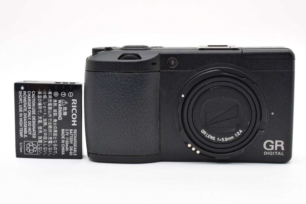 【2051】RICOH GR DIGITAL II コンパクトデジタルカメラ バッテリー付