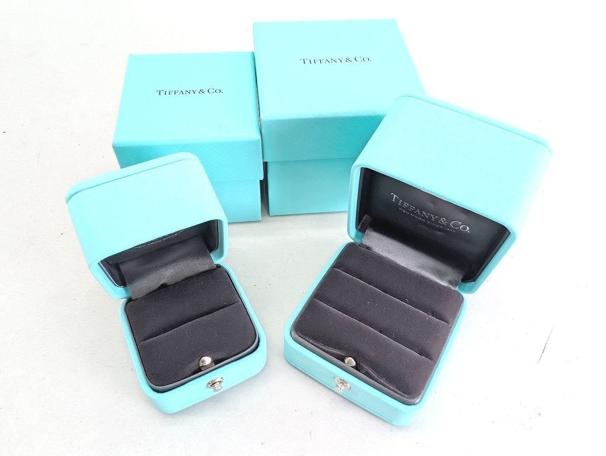 Tiffany&Co. ティファニー ブルー リング ケース 箱 アクセサリー ボックス 2点まとめて[329580