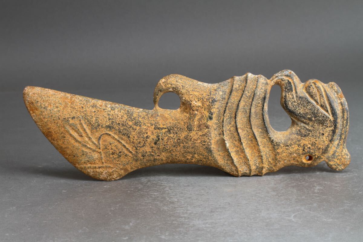 【久】1776 古砡獣形置物　時代品　　唐物　中国美術　