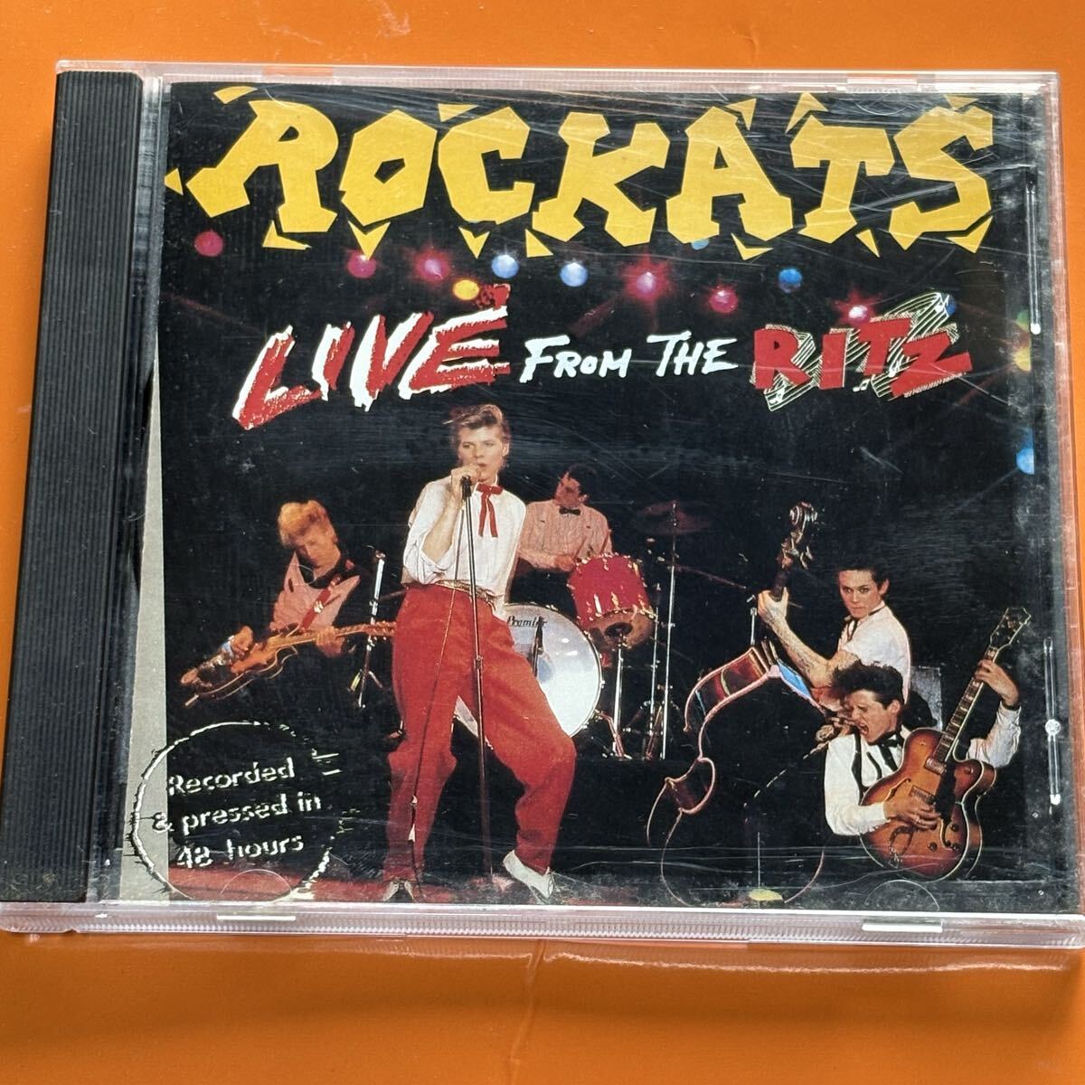 送料無料！激レア盤★THE ROCKATS「LIVE FROM THE RITZ」ネオロカビリー名盤！