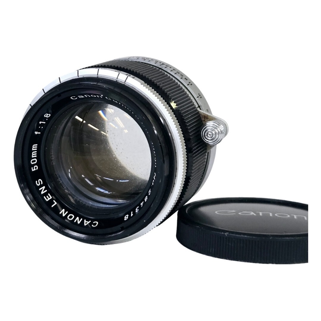 【良品】 CANON キャノン LENS 50mm F1.8 レンズ 50/1.8 Lマウント L39 #21586
