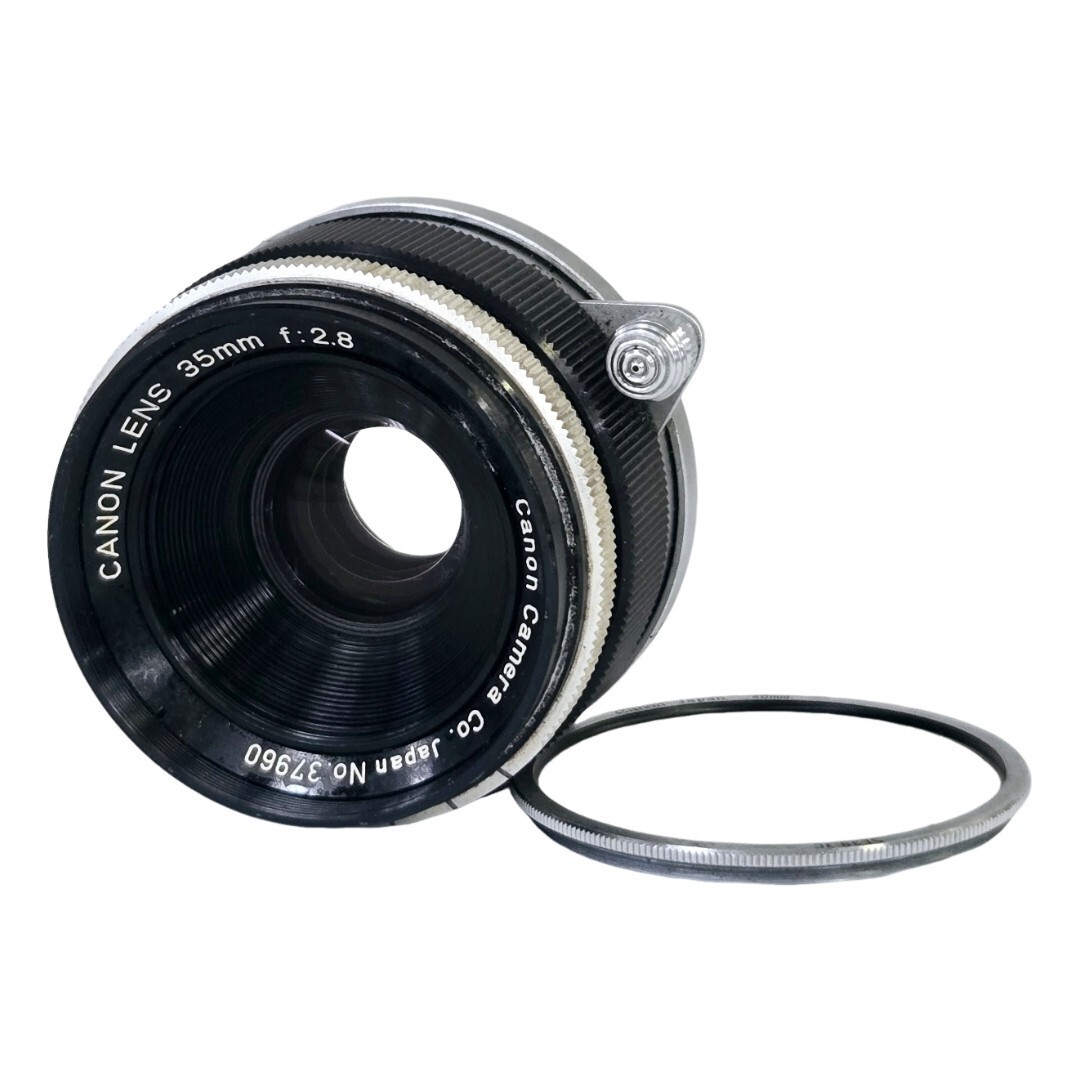 【美品】 CANON キャノン LENS 35mm F2.8 レンズ 35/2.8 Lマウント L39 #21574