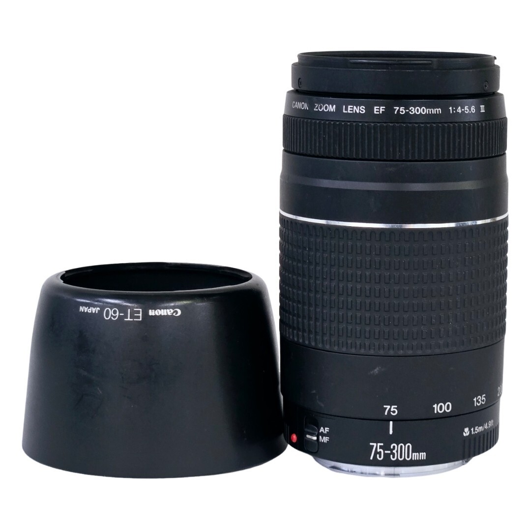 【美品】 CANON キャノン EF 75-300mm F4-5.6 III #21381