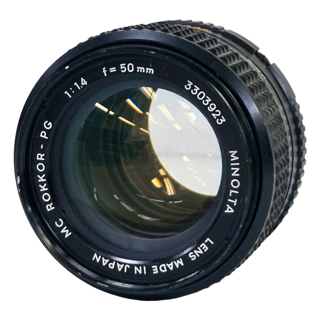 【良品】 MINOLTA ミノルタ MC ROKKOR-PG 50mm F1.4 #21363