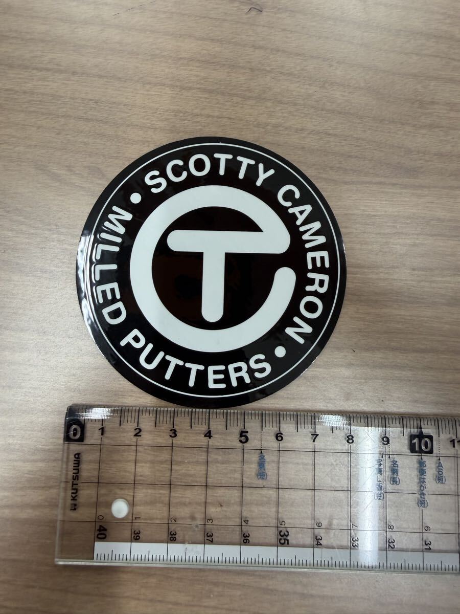 ミュージアム購入　正規品　スコッティキャメロン ステッカー　サークルT ホワイト　SCOTTY CAMERON