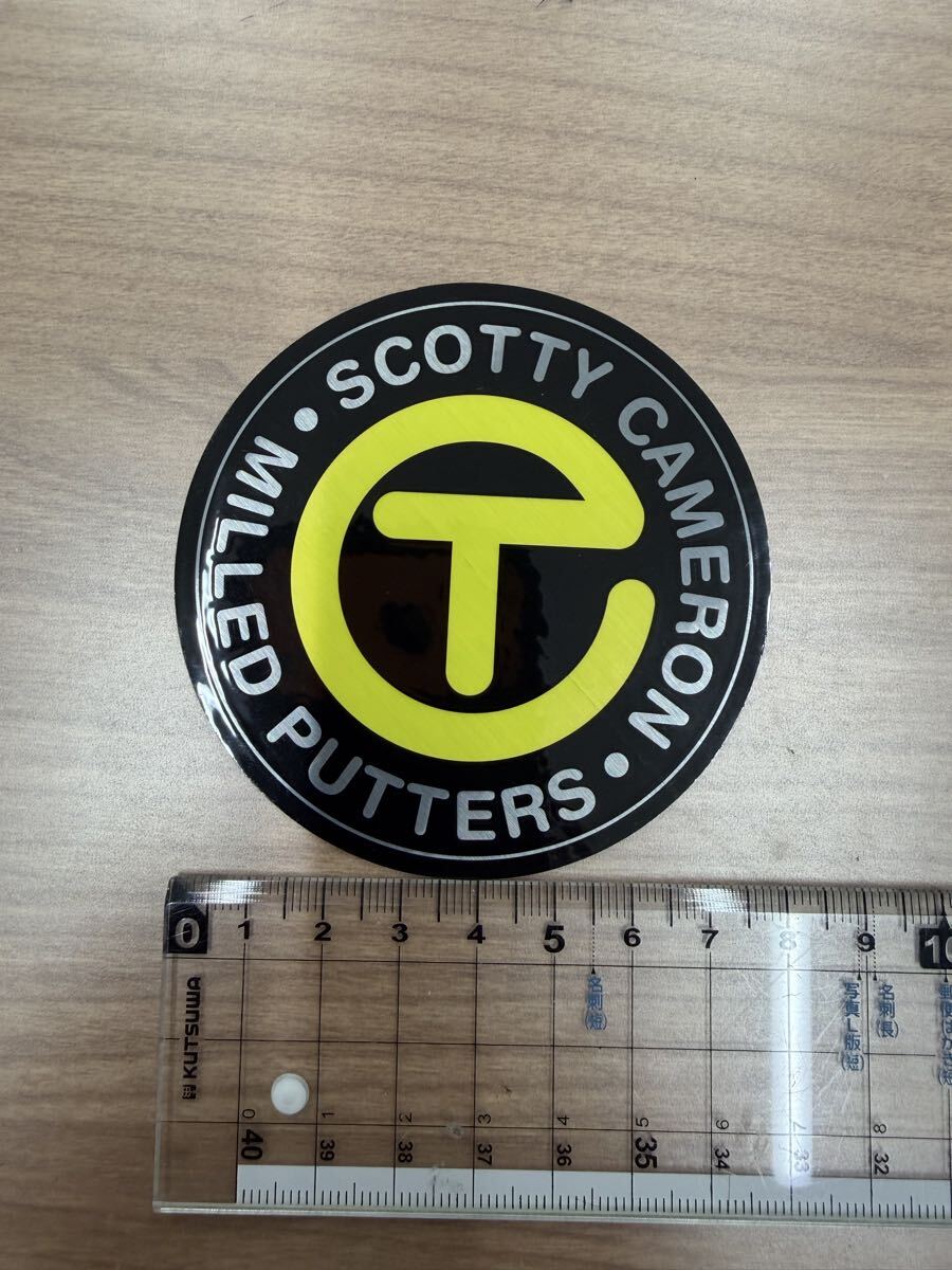 ミュージアム購入　正規品　スコッティキャメロン ステッカー　サークルT イエロー　SCOTTY CAMERON