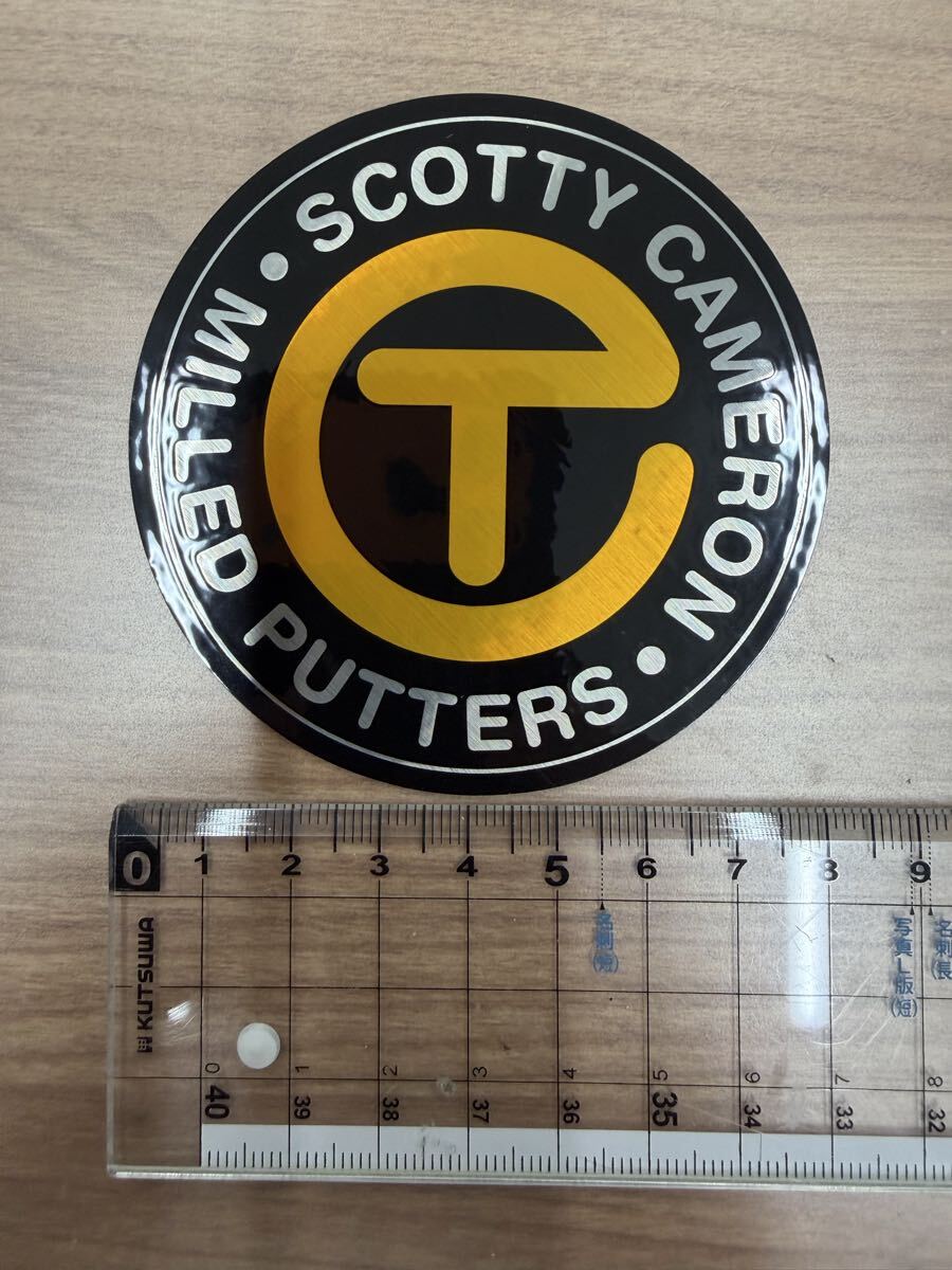 ミュージアム購入　正規品　スコッティキャメロン ステッカー　サークルT ゴールド　SCOTTY CAMERON