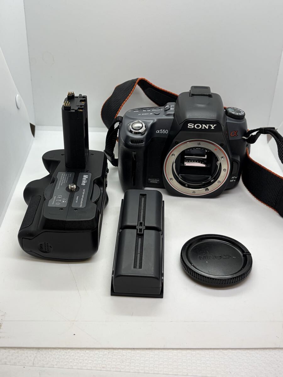 SONY ソニー α550 デジタル一眼レフカメラ バッテリーグリップセット