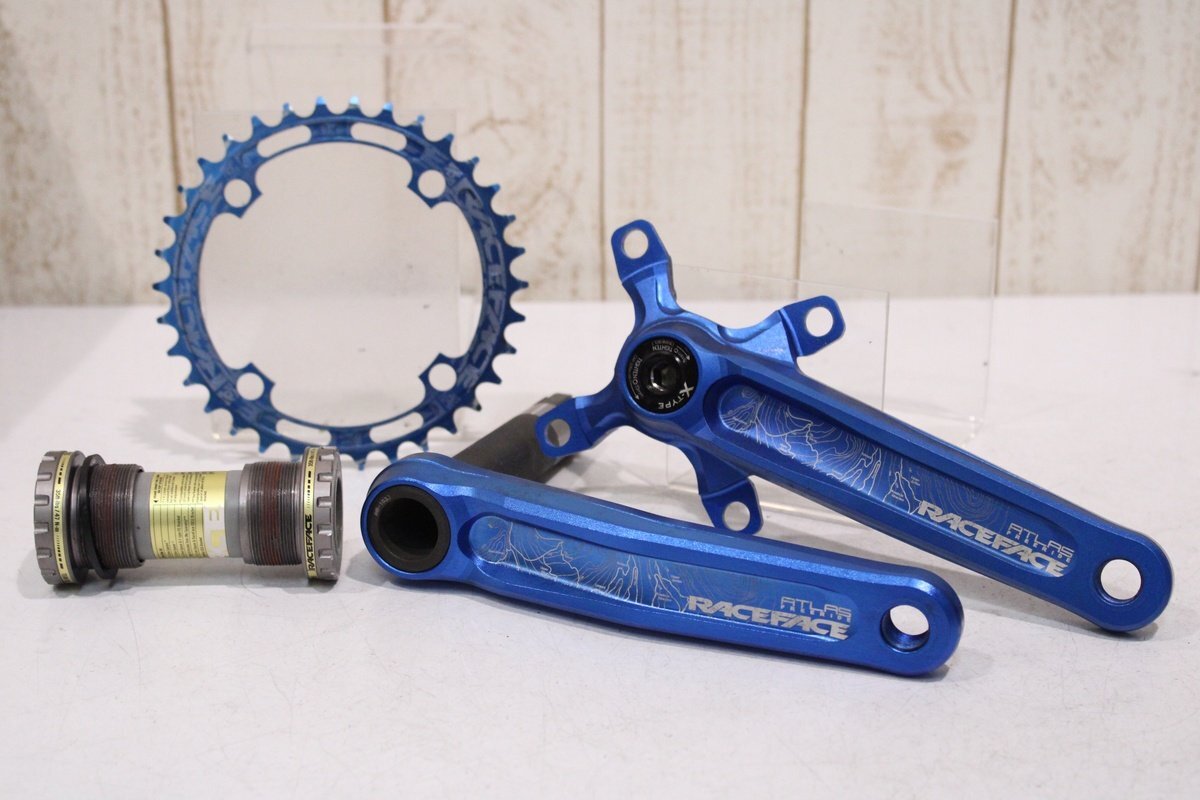 ★RACE FACE レースフェイス ATLAS FREERIDE 165mm 34T 1x9/10s クランクセット BCD:104mm