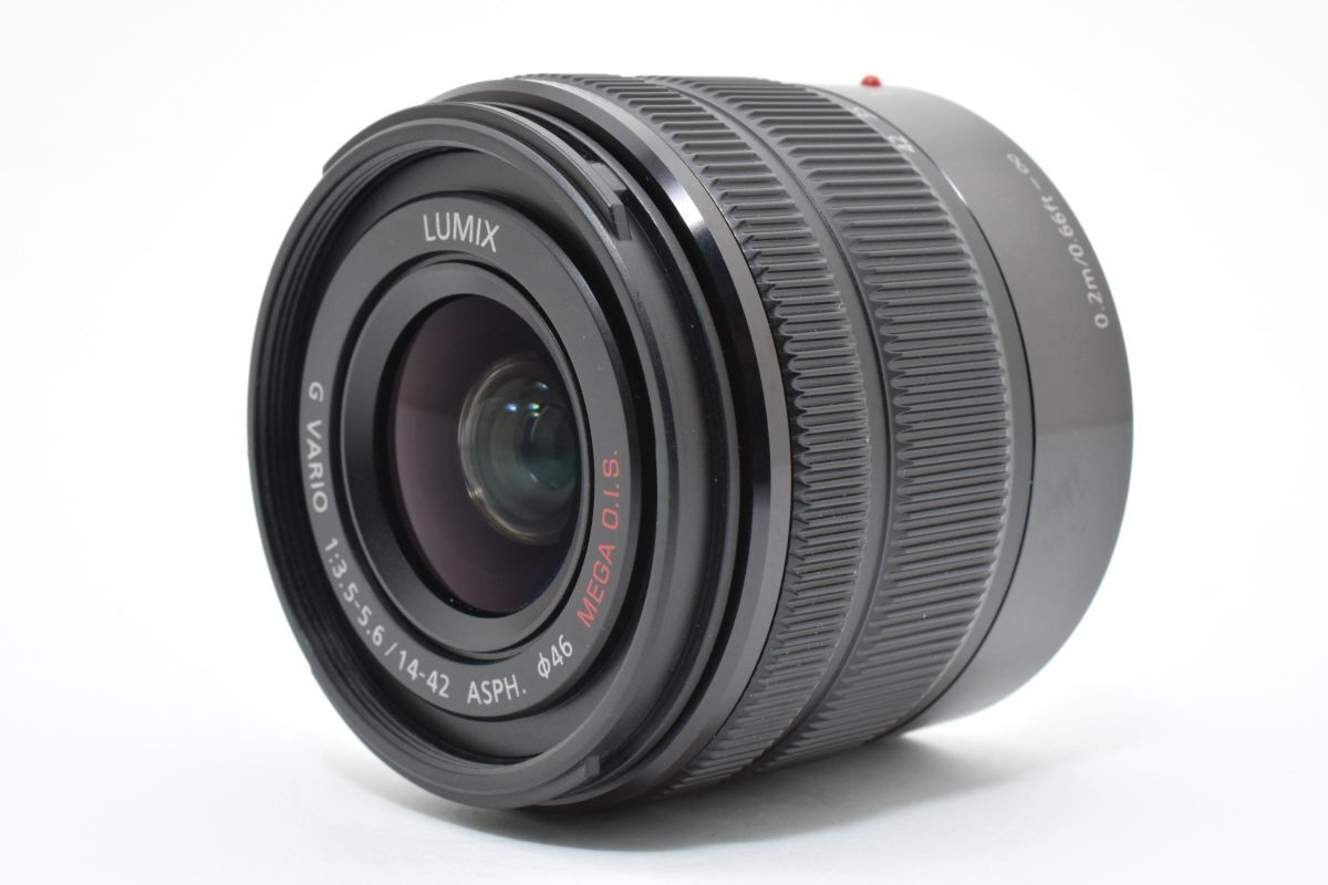 ★良品★ Panasonic パナソニック LUMIX G VARIO HD 14-42mm F3.5-5.6 II ASPH. MEGA O.I.S. H-FS1442A　#624